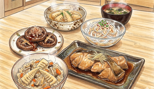 夫のリクエストに応えて。タケノコたっぷりの五目ごはん