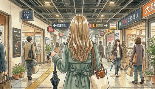 地下街は味方！雨の日のハローワーク